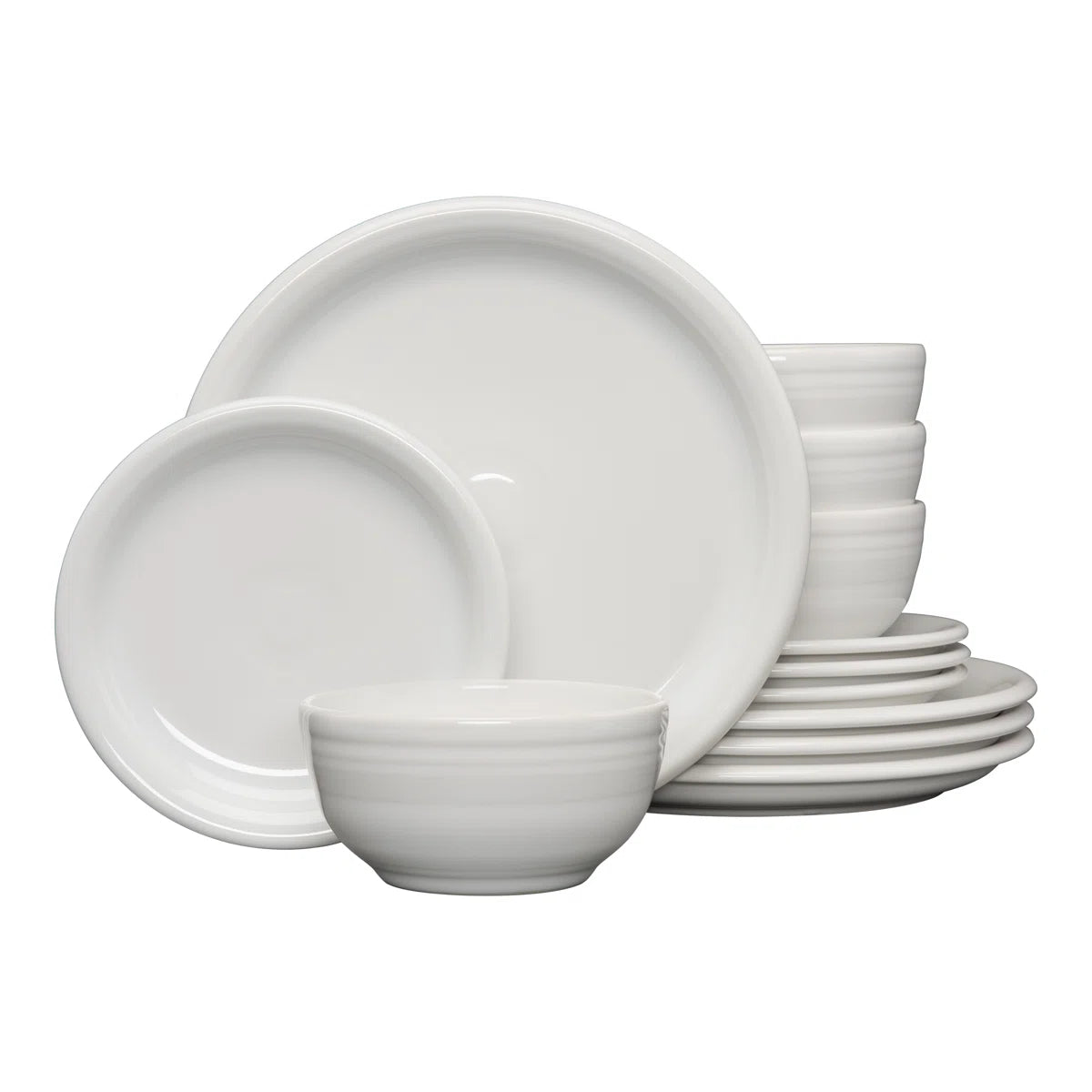Bistro Coupe 12-Piece Dinnerware Set, Service for 4