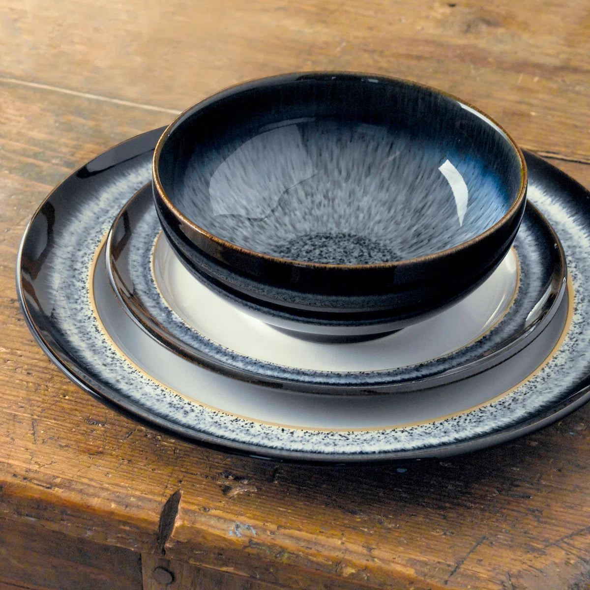 Handmade Stoneware Dinnerware Set - Service for 4