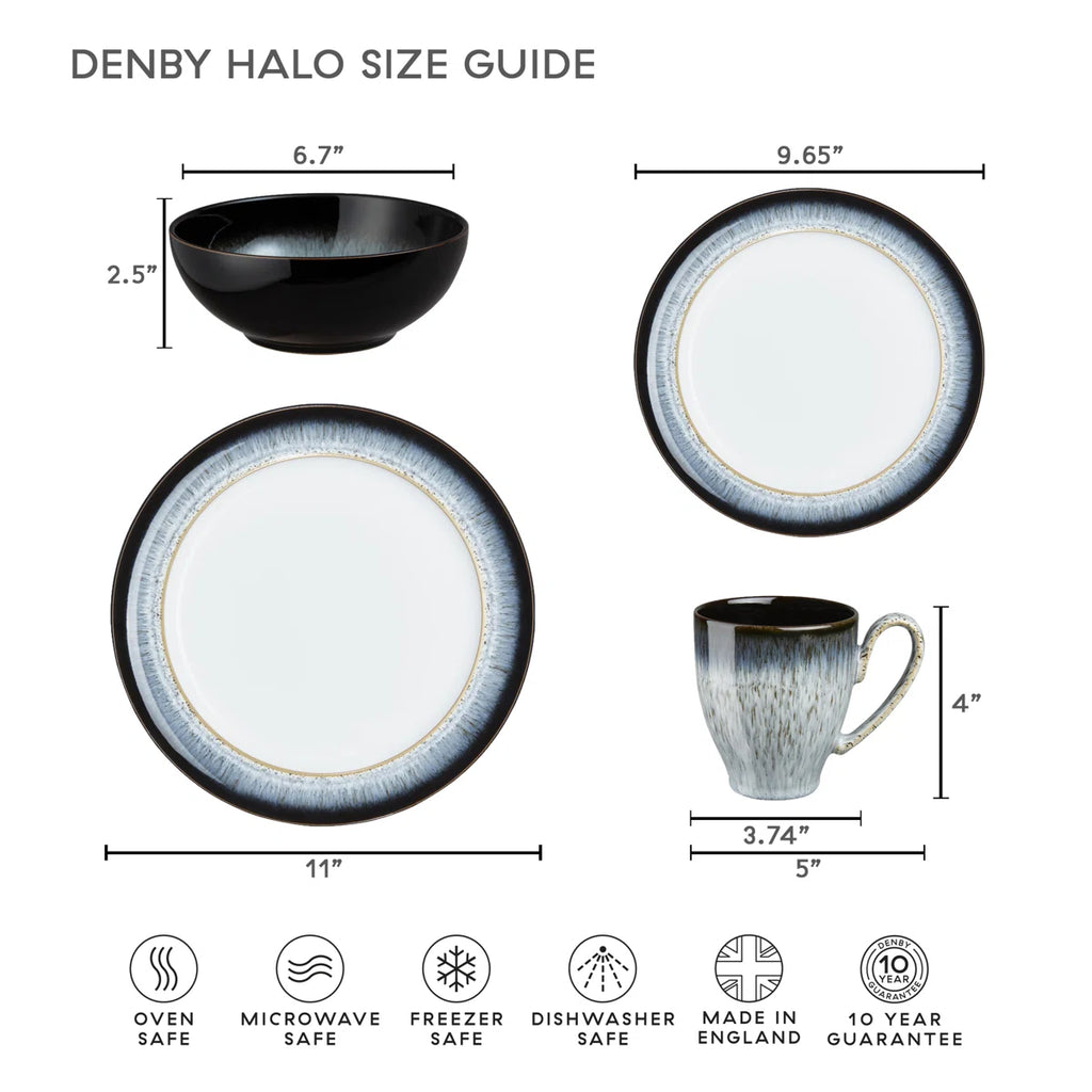 Handmade Stoneware Dinnerware Set - Service for 4